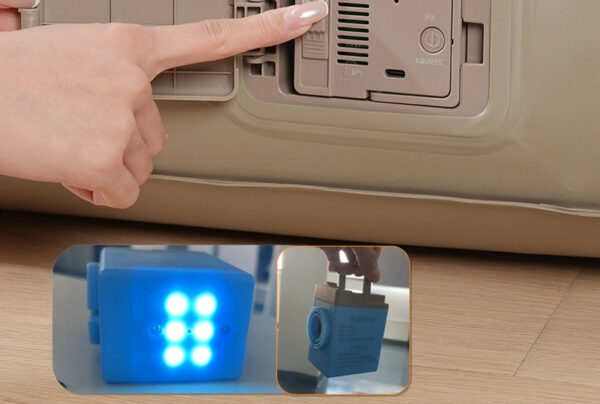 Matelas Gonflable 2 Places avec Pompe Intégrée