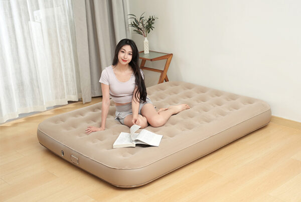 Matelas Gonflable 2 Places avec Pompe Intégrée